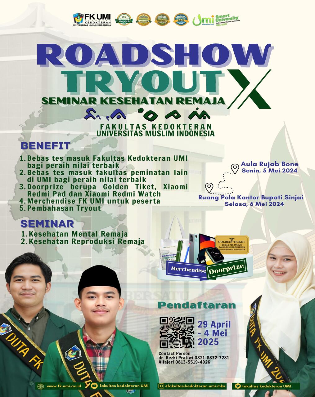 ROADSHOW & TRYOUT FK UMI 2025